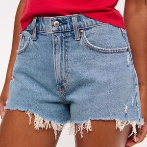 Abercrombie & Fitch Curve Love High Rise Mom Short